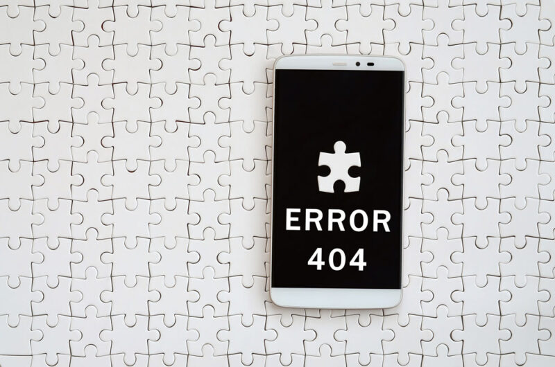 Smartphone mit 404 Wenn die Schatten-IT zu fehlern führt