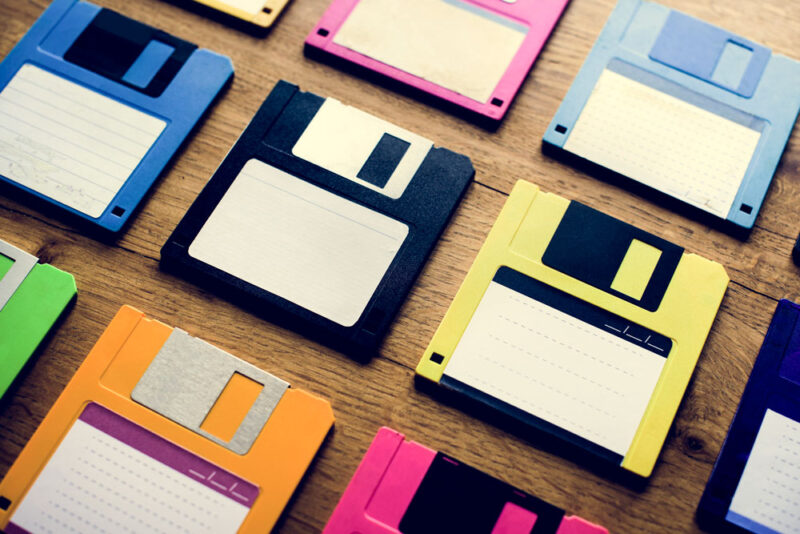 Ein Backup auf Disketten ist keine gute Idee Ein Backup auf Disketten ist keine gute Idee